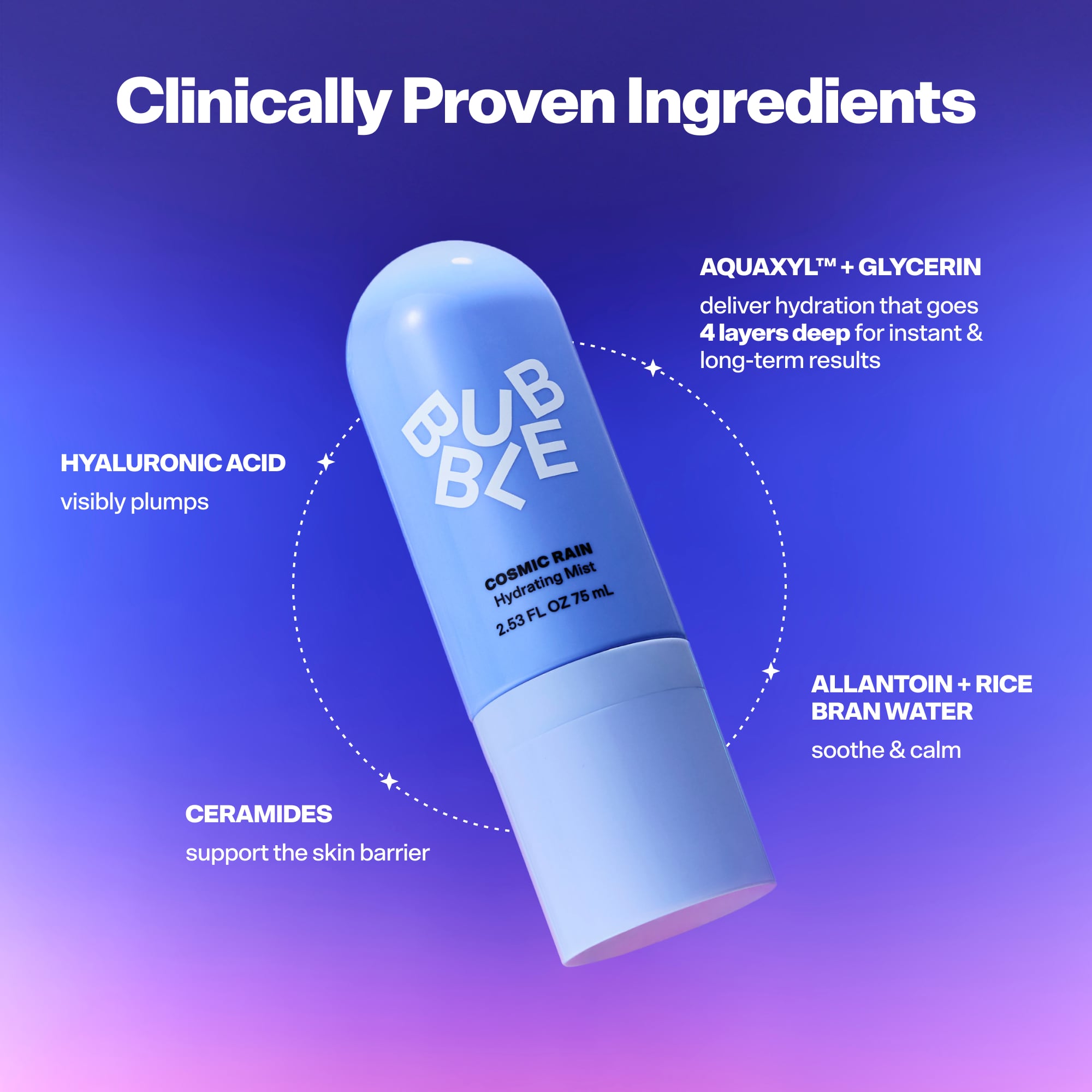 Bubble Skincare Cosmic Rain